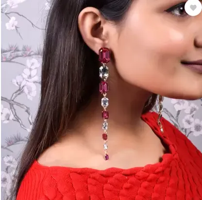 Fancy Tassel Cocktail Adjustable Earring for Women Alloy Drops & Danglers