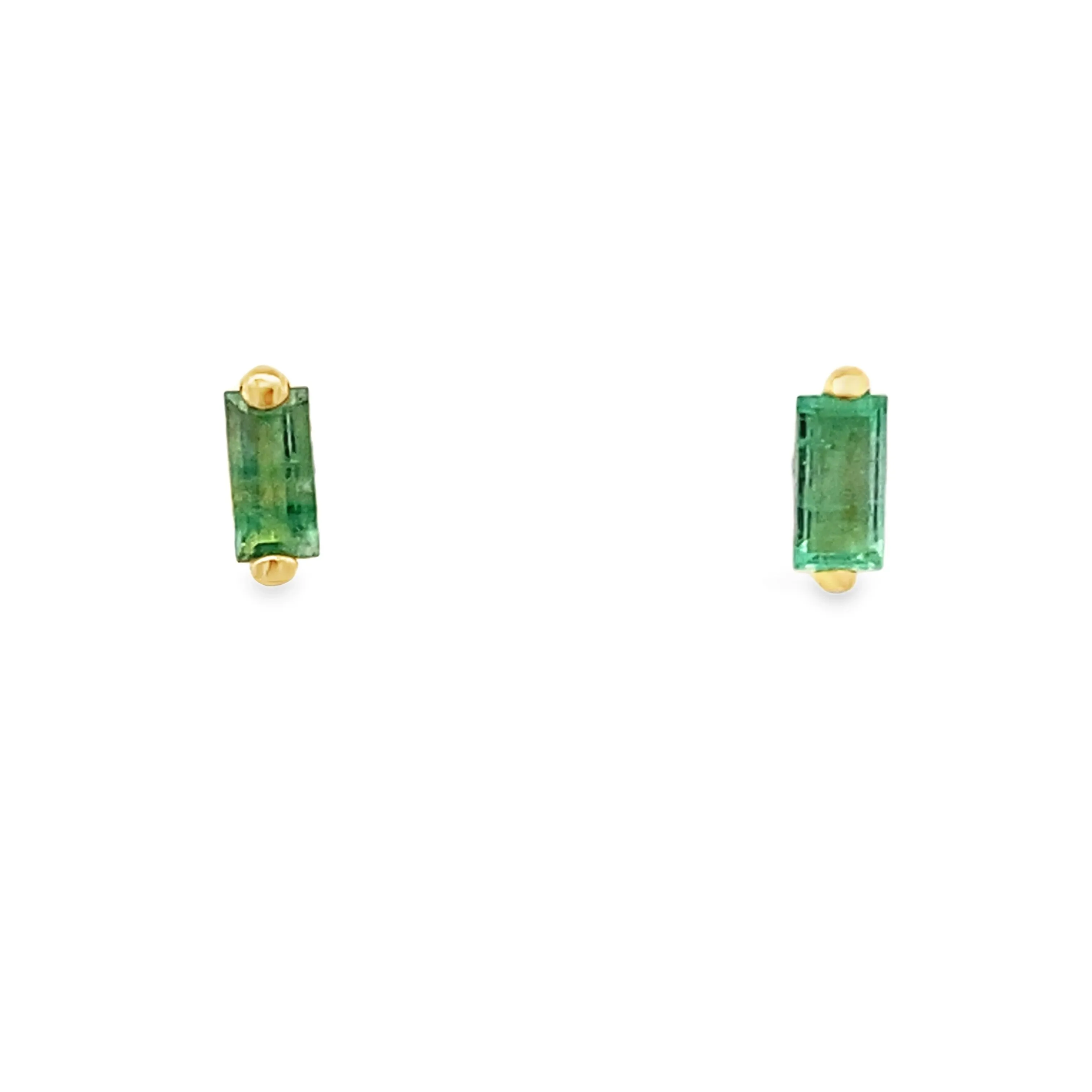 Forest Gem Emerald Baby Studs