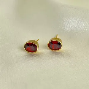 Garnet Earring