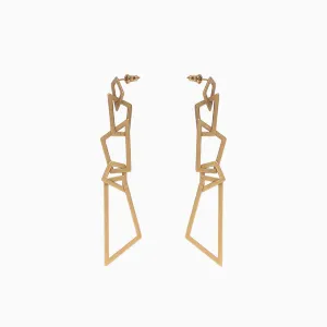 Geometric Long Dangle Earrings