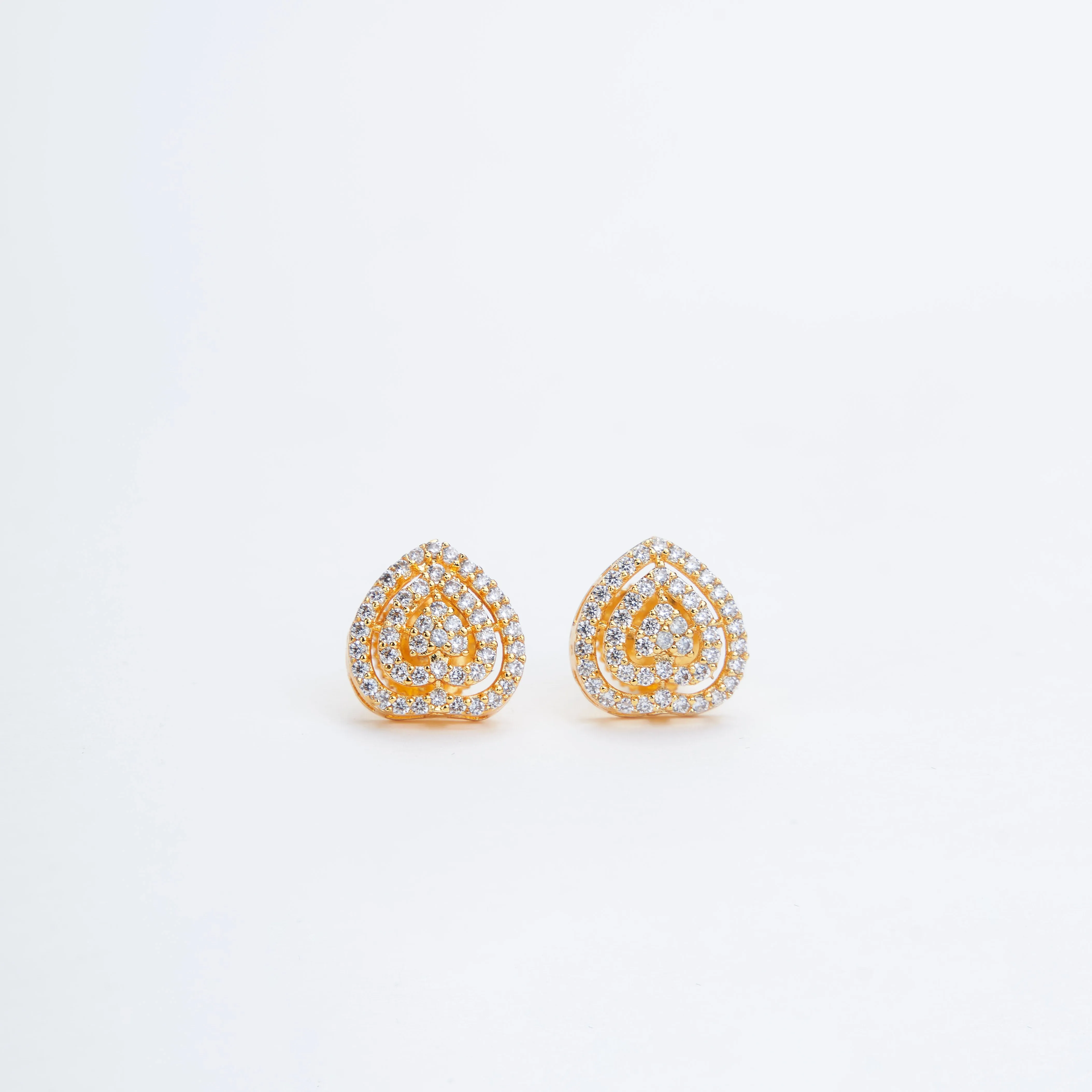 Gilded Elegance Opal Studs
