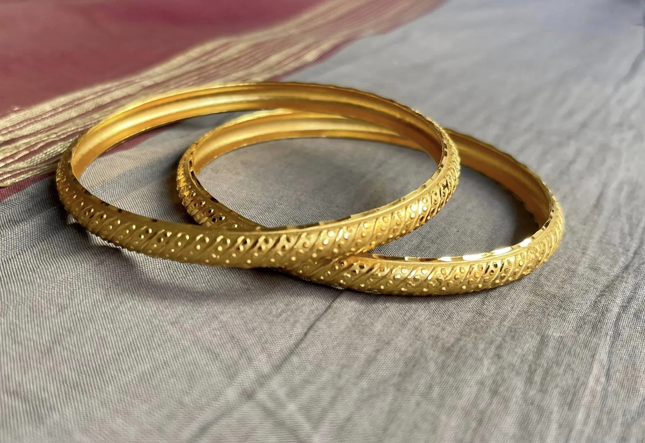 Gold Plated Citi Gold Bangles