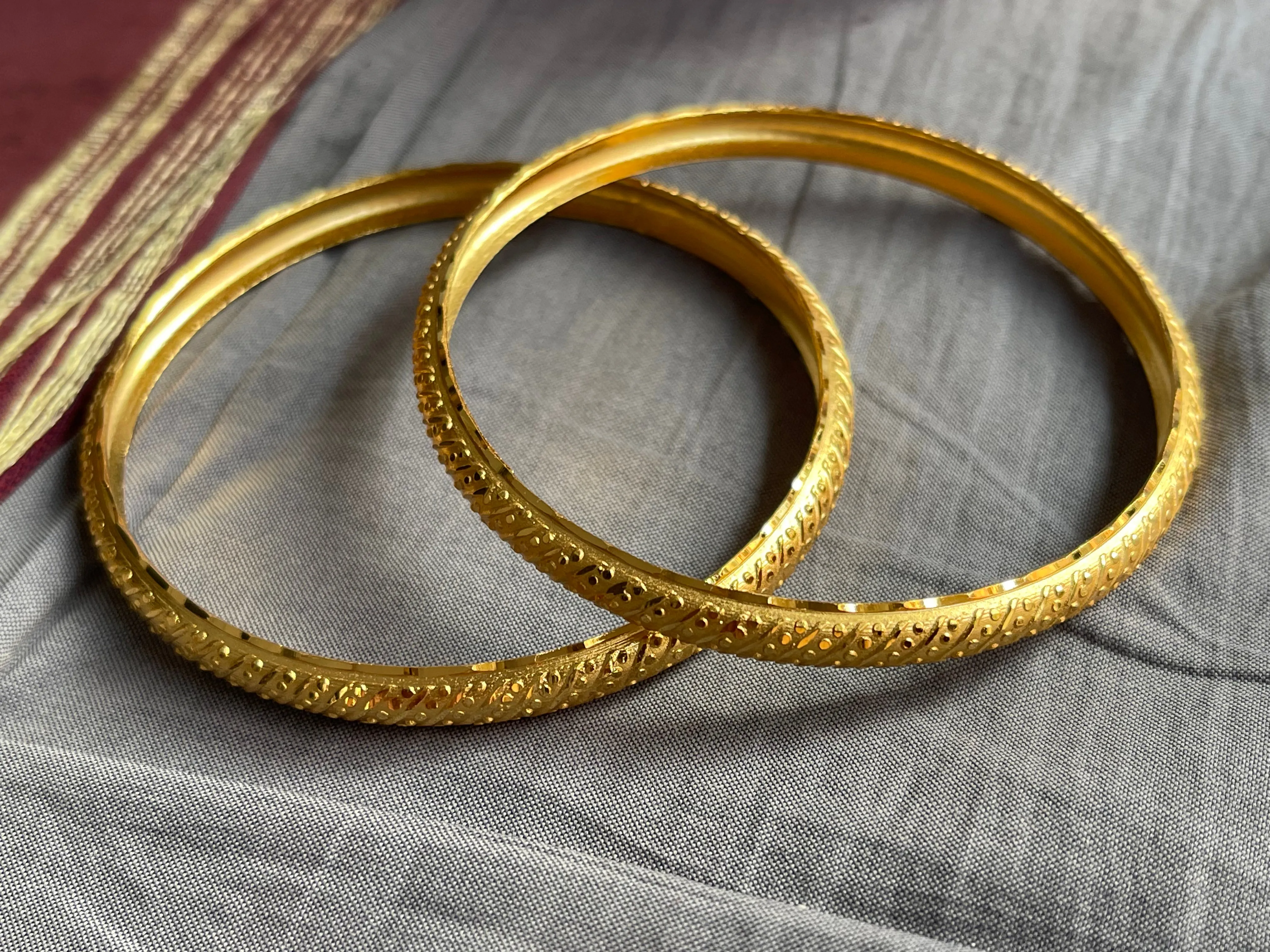 Gold Plated Citi Gold Bangles