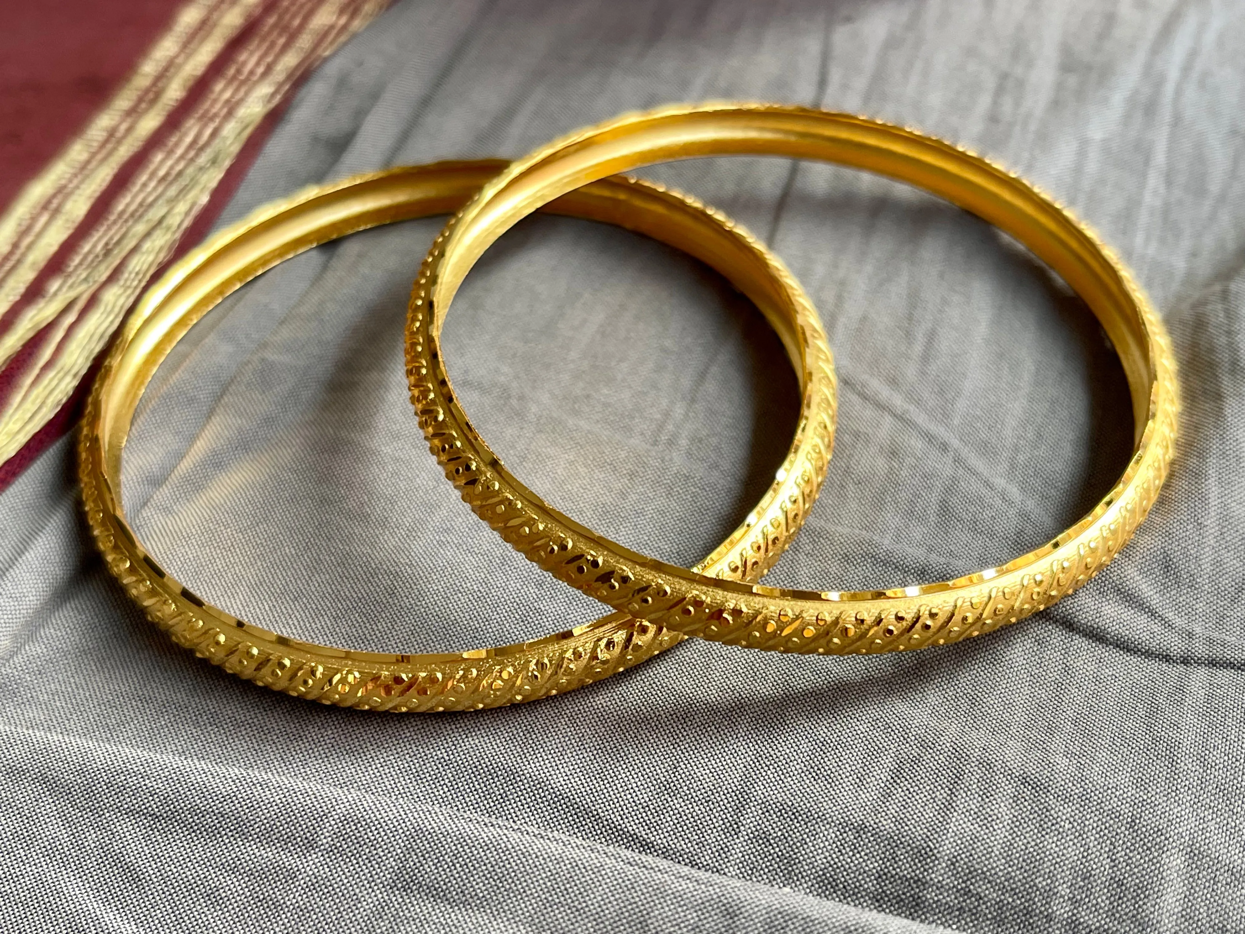 Gold Plated Citi Gold Bangles