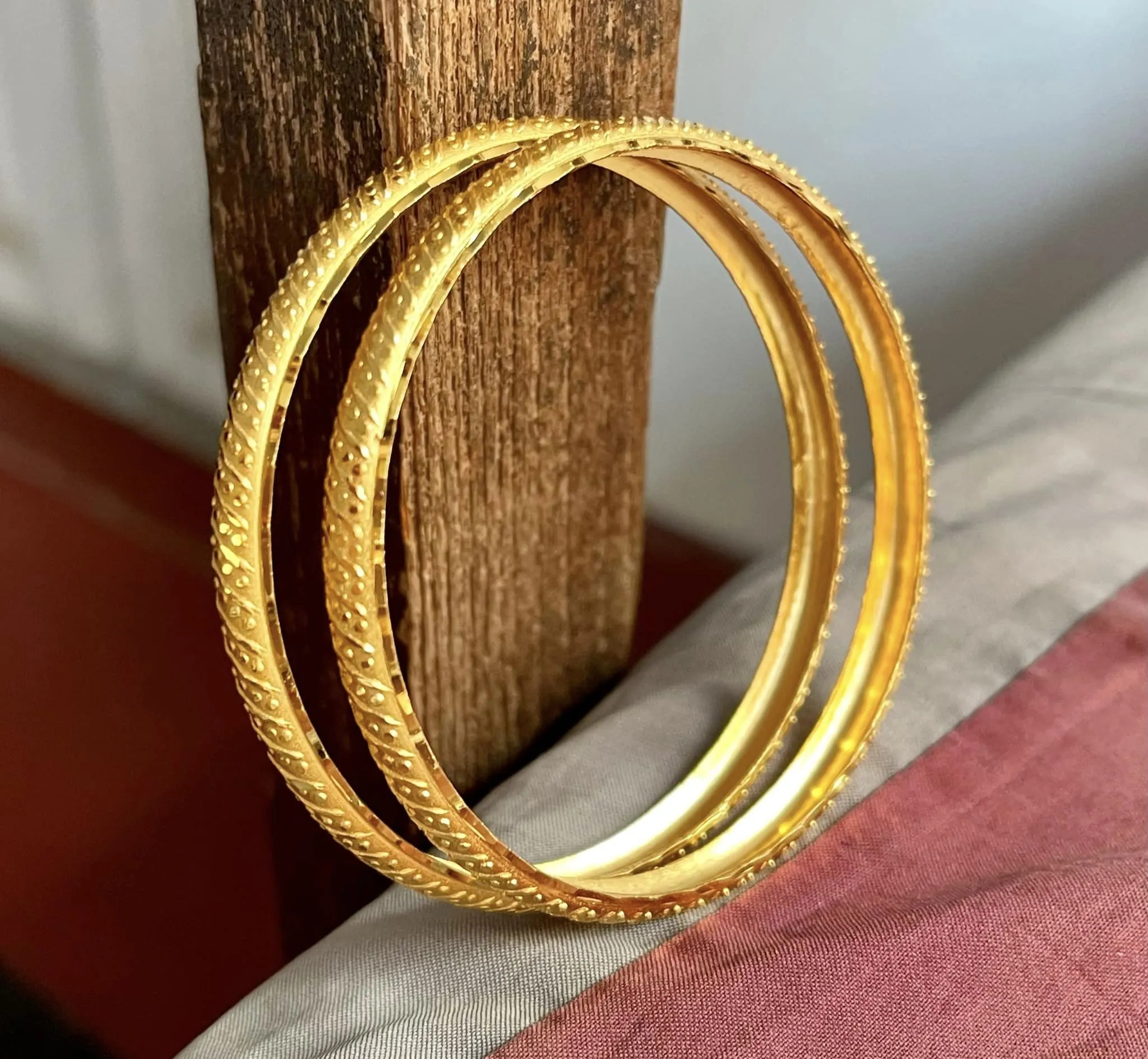 Gold Plated Citi Gold Bangles