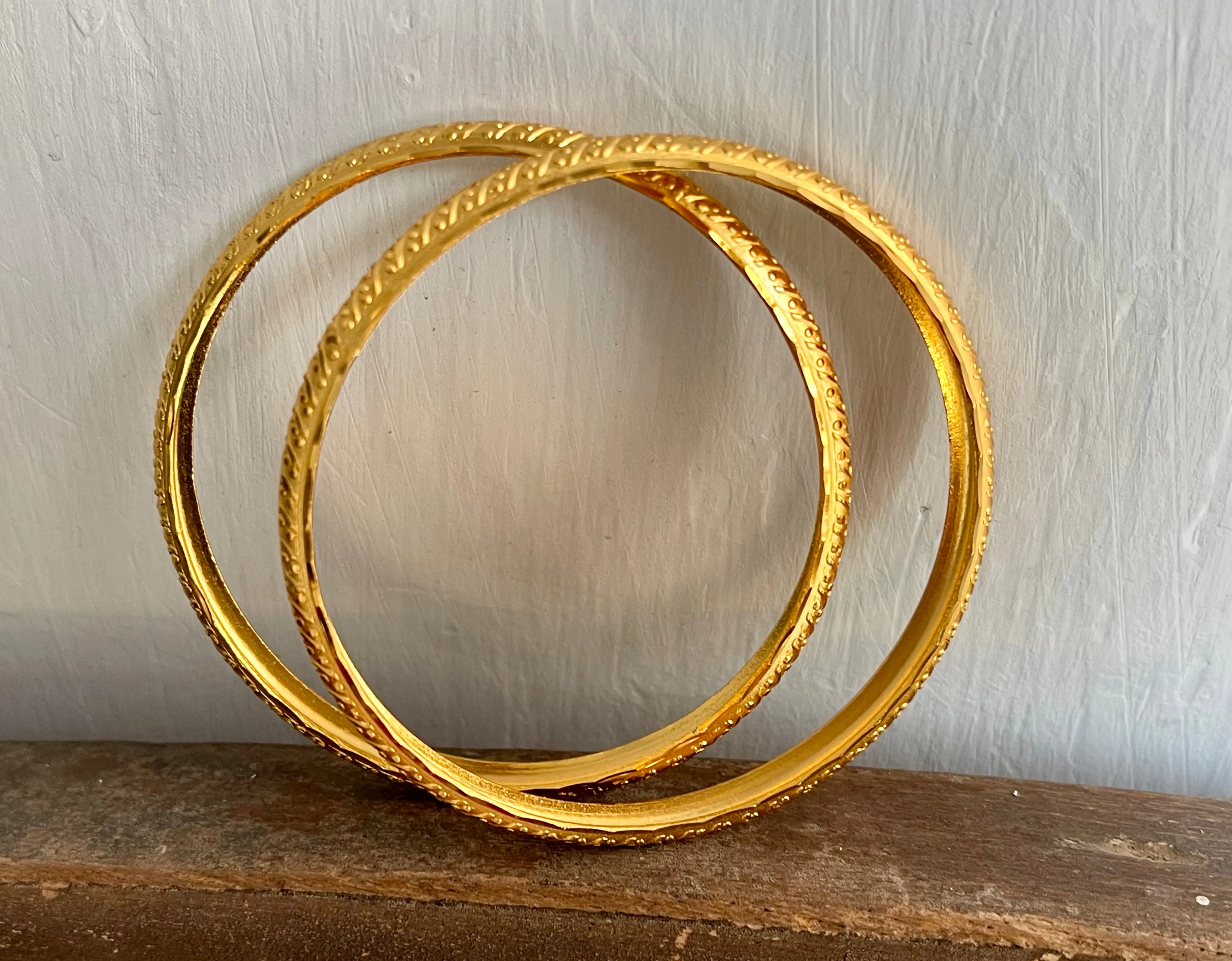 Gold Plated Citi Gold Bangles
