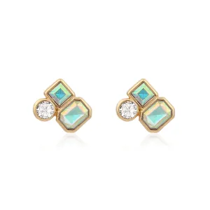 Golden Simple All-match Earrings