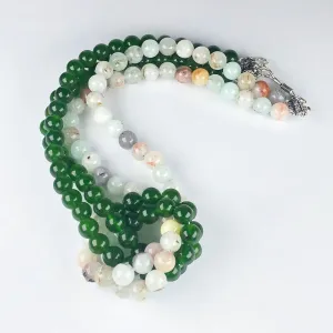 Green Aventurine and Jasper Necklace