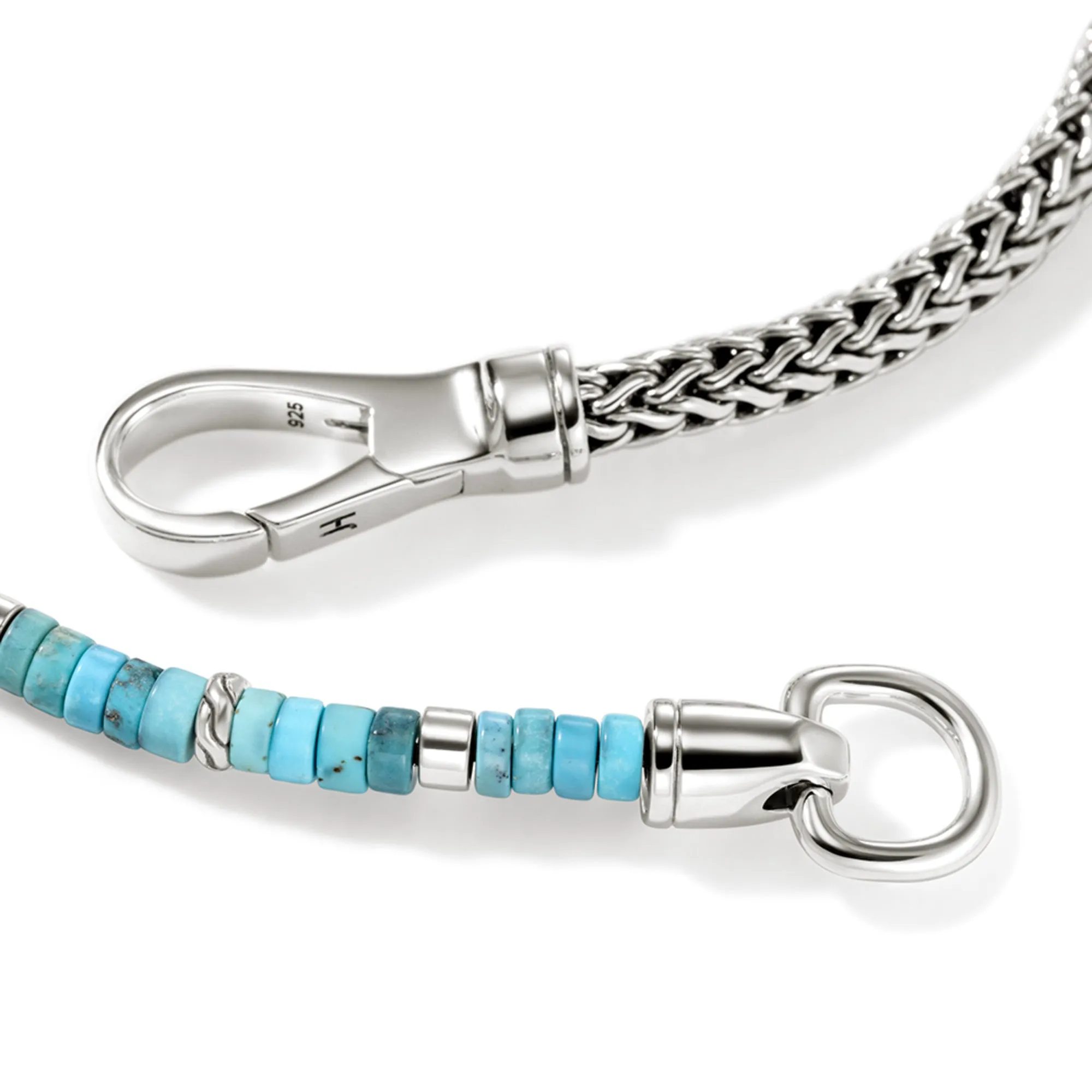 Heishi Chain Bracelet, Silver|BUS9012521TQ