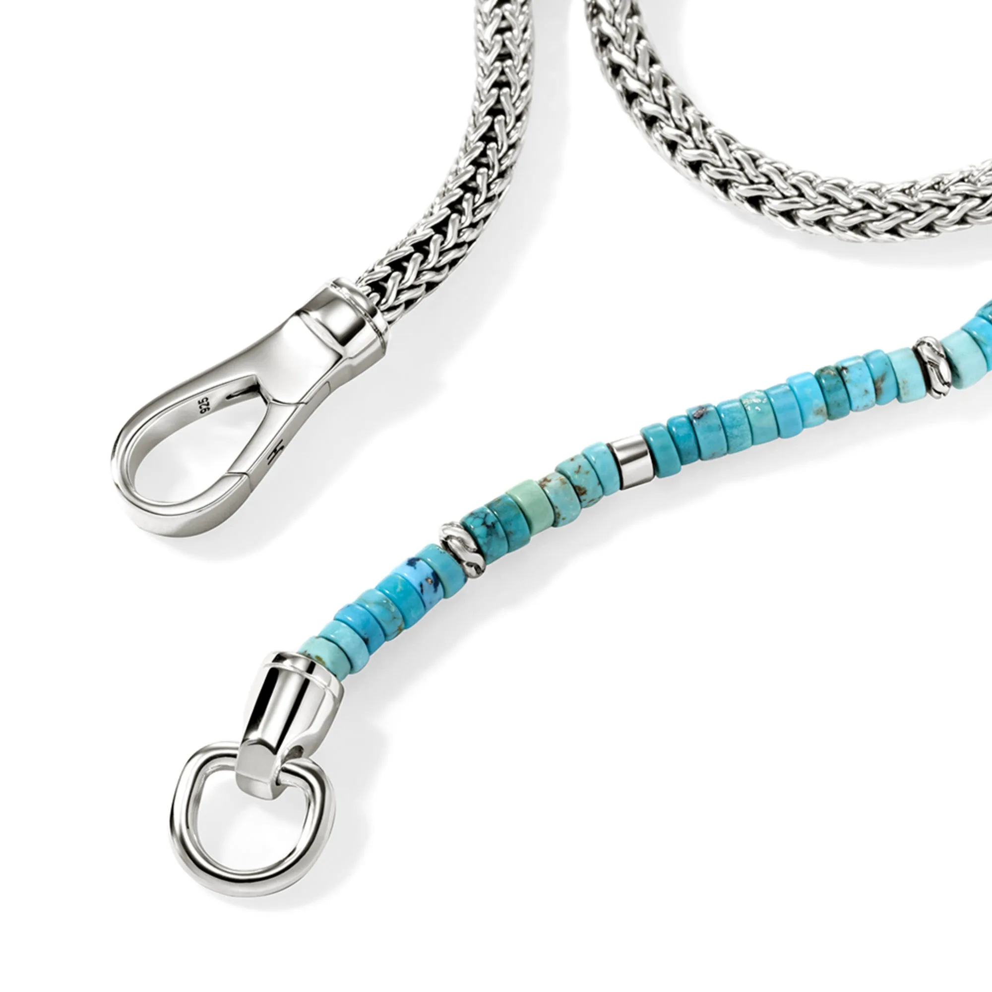 Heishi Chain Wrap, Sterling Silver|BUS9012551TQ