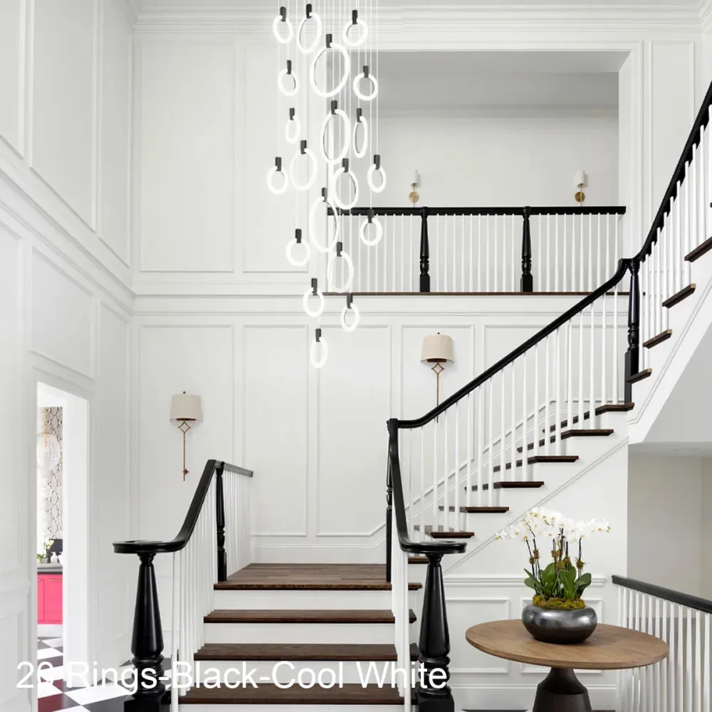 Helia Modern Staircase Hanging Chandelier
