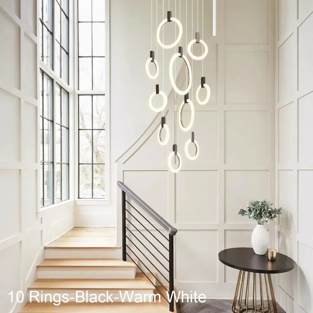 Helia Modern Staircase Hanging Chandelier