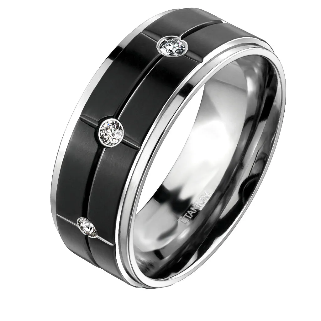 His and Hers TRIO Wedding Rings