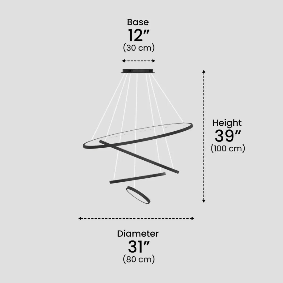 Janet Modern Hanging Chandelier