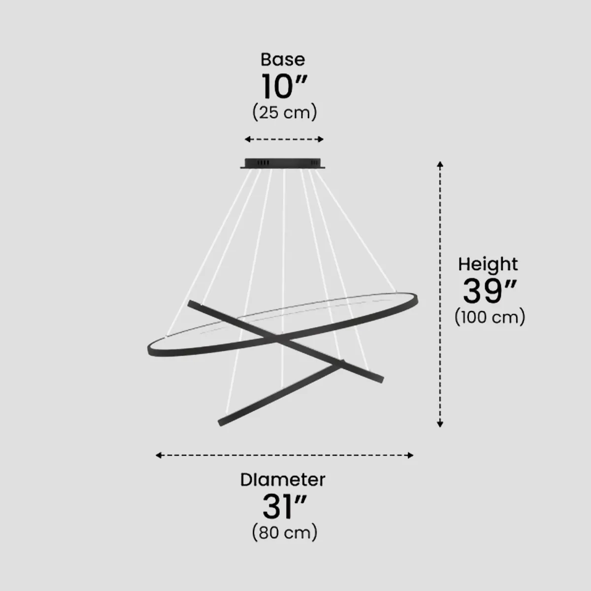 Janet Modern Hanging Chandelier
