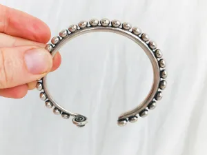 Karen Silver Bangle. Karen Hill Tribe. Sterling Silver. Thailand