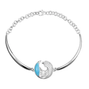 Larimar Ocean Wave Bracelet