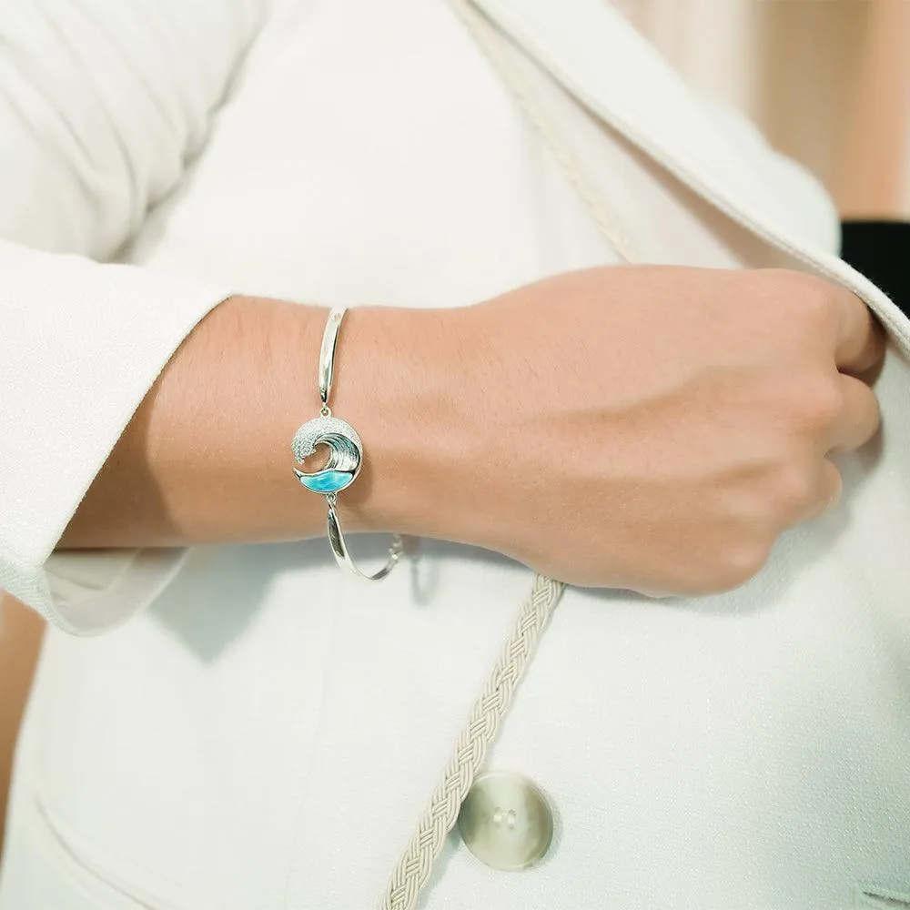 Larimar Ocean Wave Bracelet