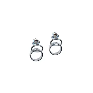 Liberte Double Circle Petite Studs
