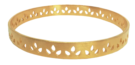 Lily Bangle Silver