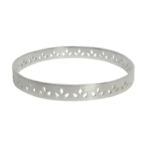 Lily Bangle Silver
