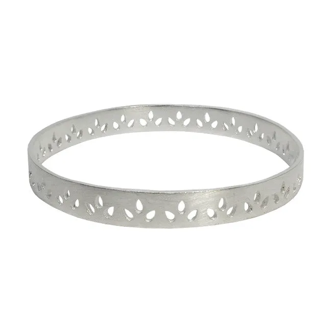 Lily Bangle Silver