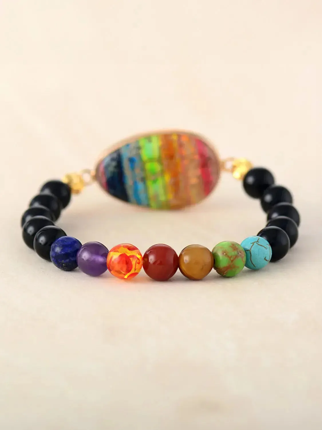 LOVCIA Geometrical Shape Beaded Bracelet