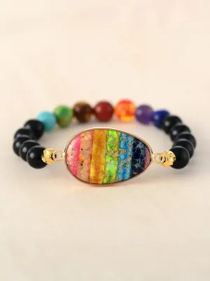 LOVCIA Geometrical Shape Beaded Bracelet