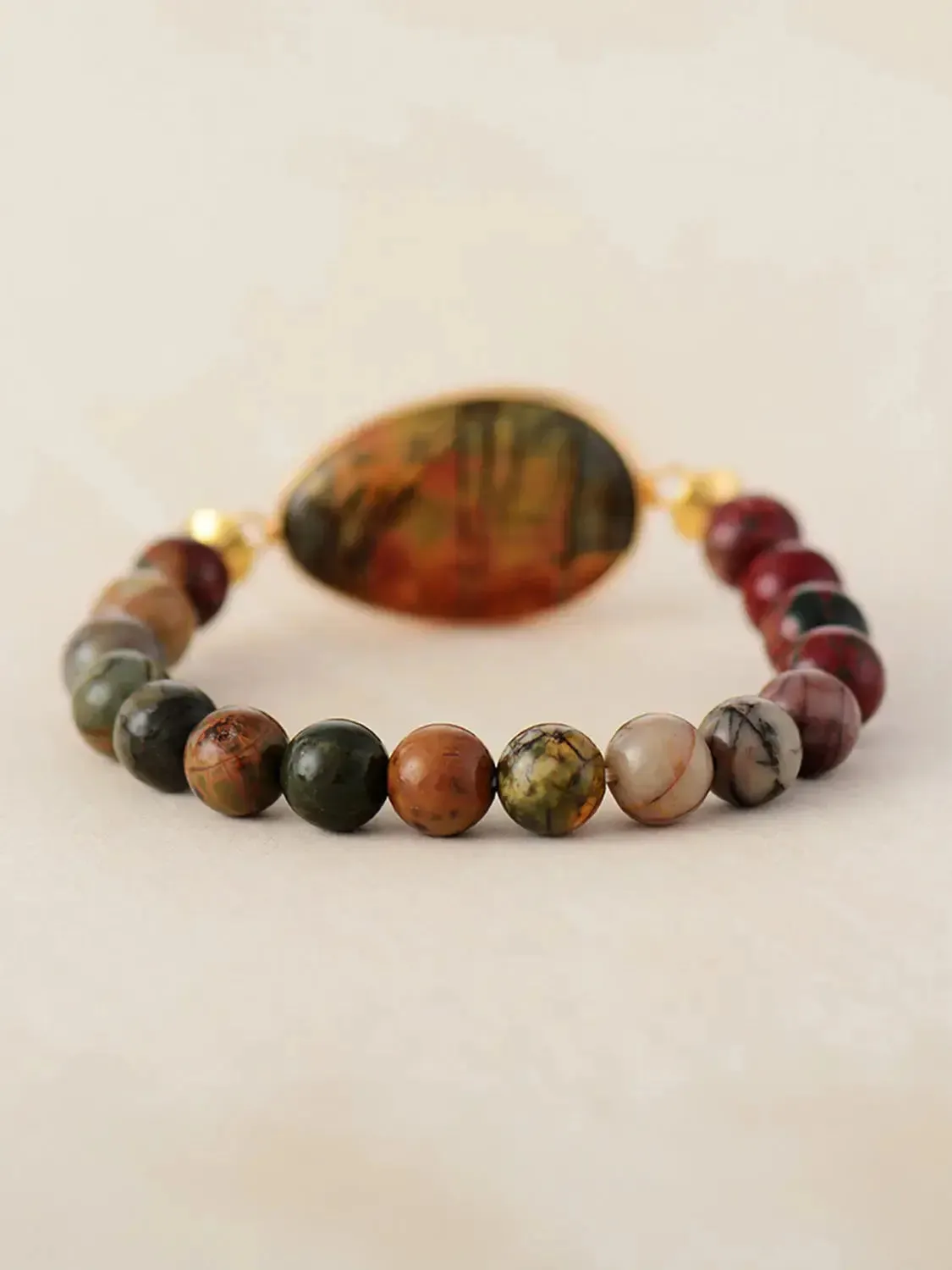 LOVCIA Geometrical Shape Beaded Bracelet