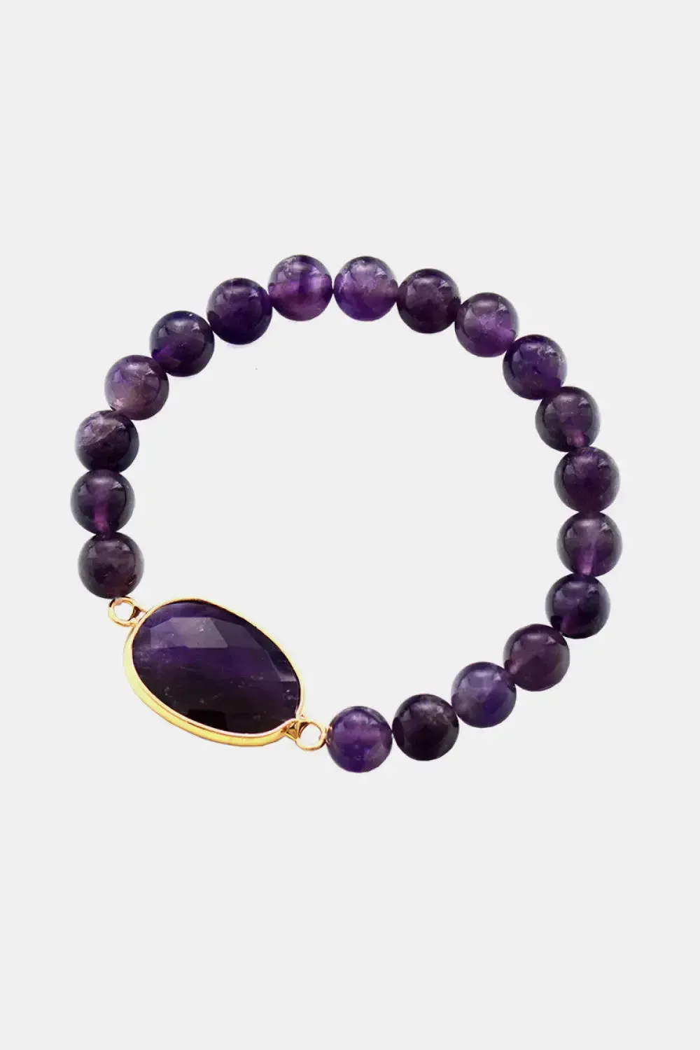 LOVCIA Handmade Amethyst Beaded Bracelet