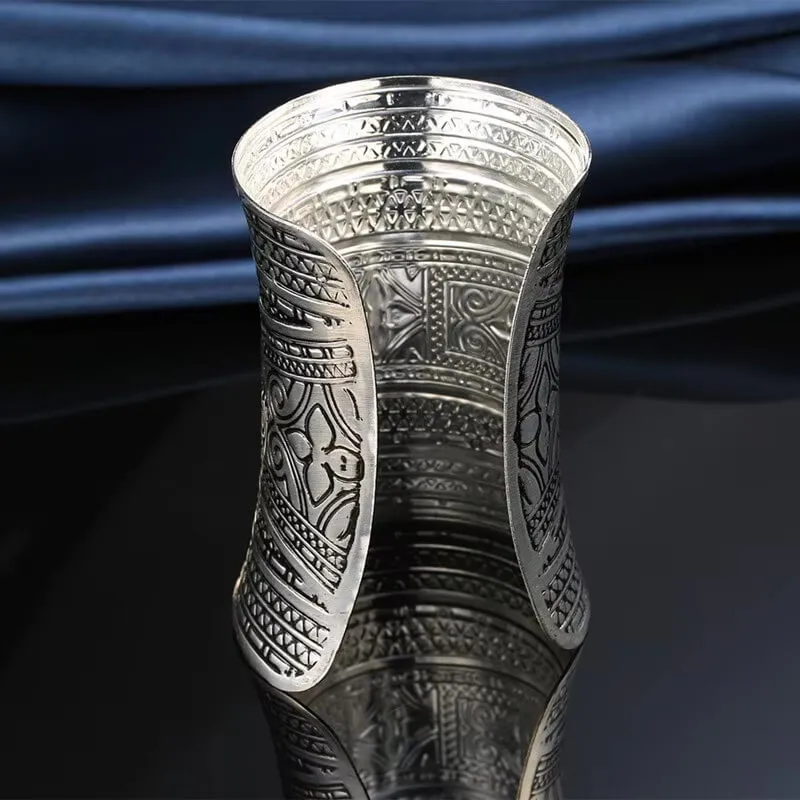 Medieval Style Open Cuff Bracelet