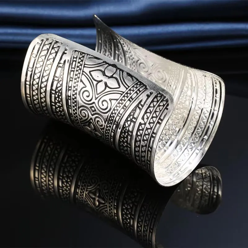 Medieval Style Open Cuff Bracelet