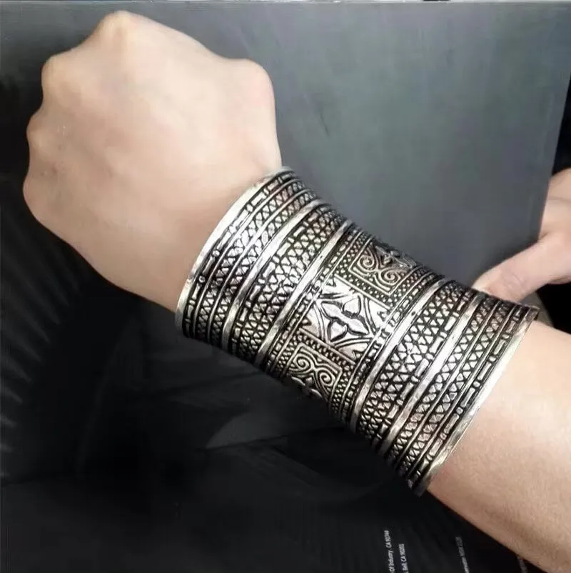 Medieval Style Open Cuff Bracelet