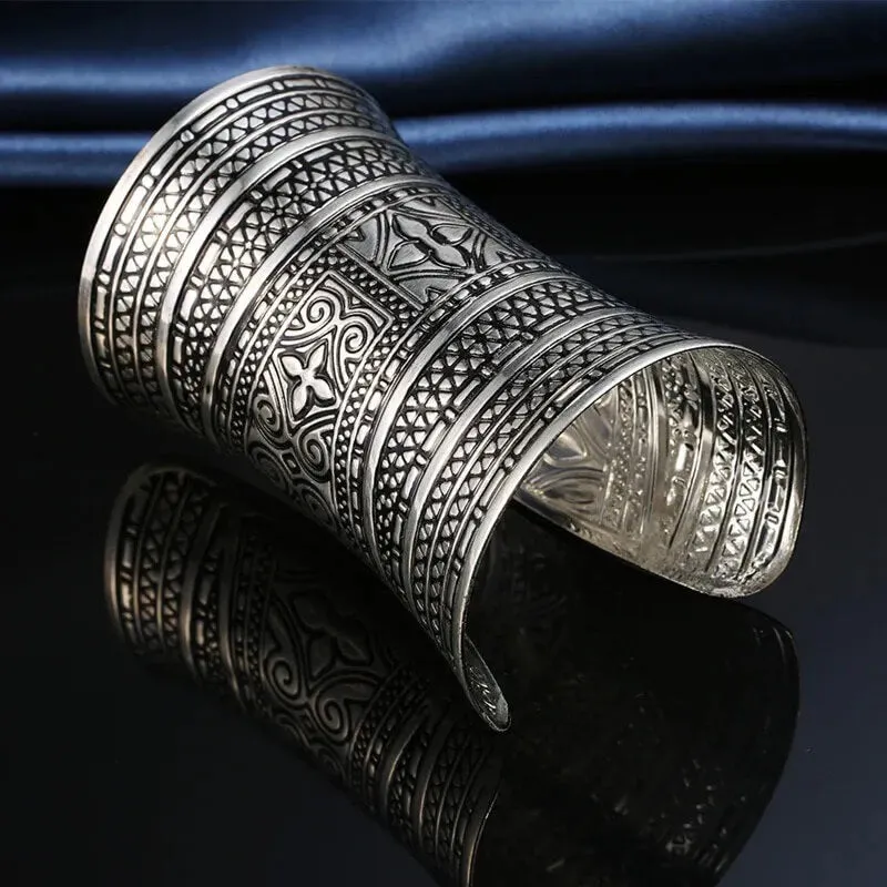 Medieval Style Open Cuff Bracelet