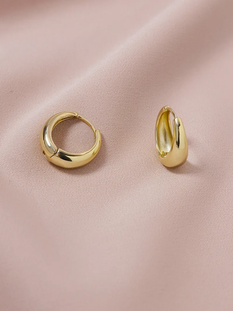Metallic Summer Chic Earrings - Vienna Verve Collection