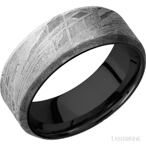 Meteorite with None Finish and Zirconium - 8MM