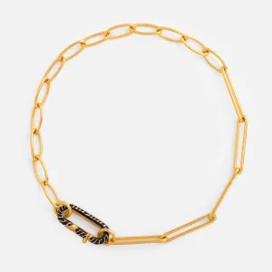 Mixed Link Clasp Bracelet