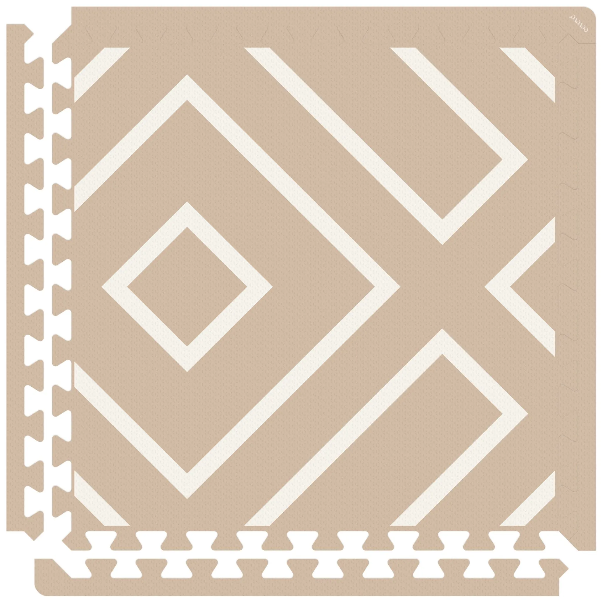 Modern Blocks - Desert Sand - Play Mat