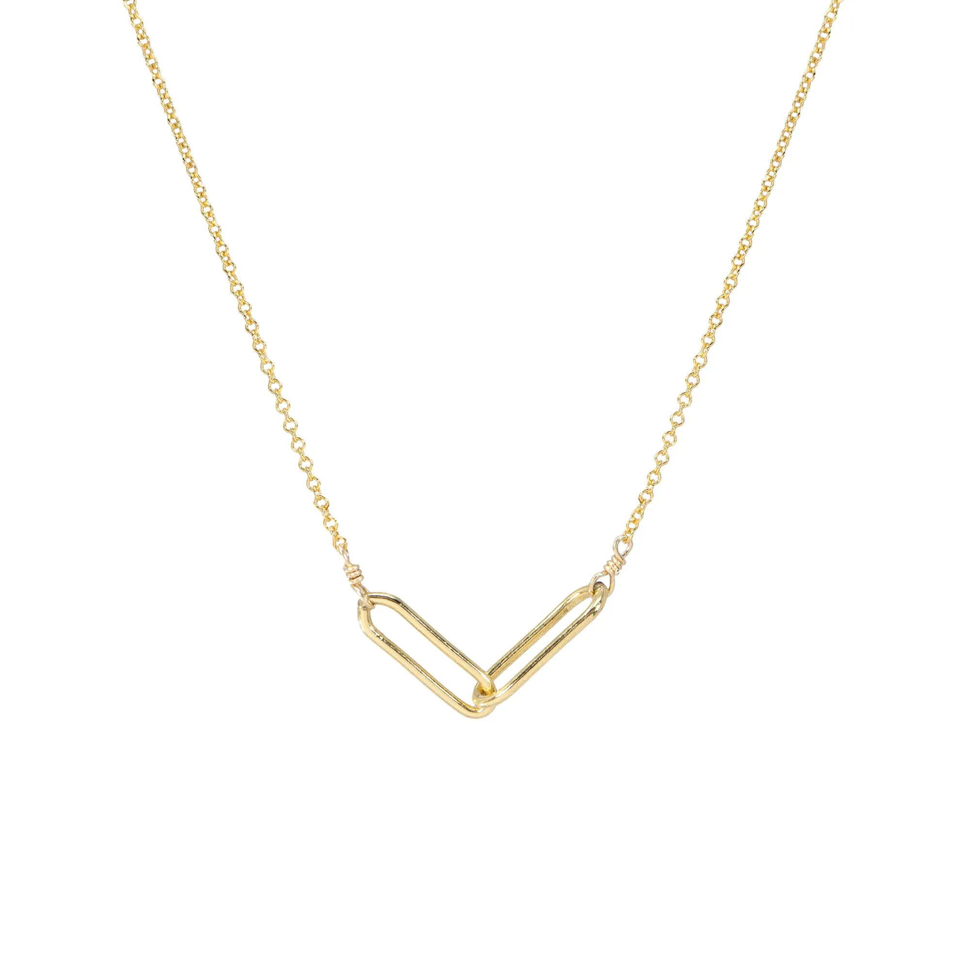 Modern Friends Forever Linked Necklace