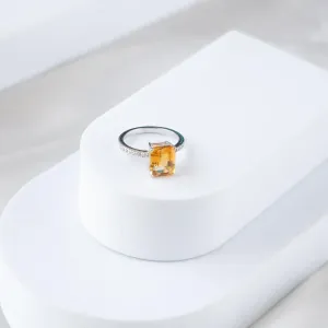 Modern Muse Citrine Ring