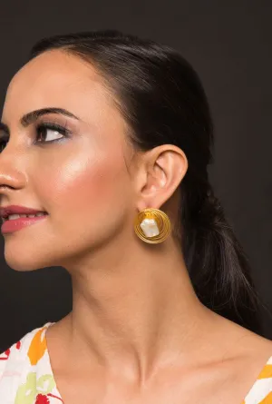 Myra Pearl Earrings