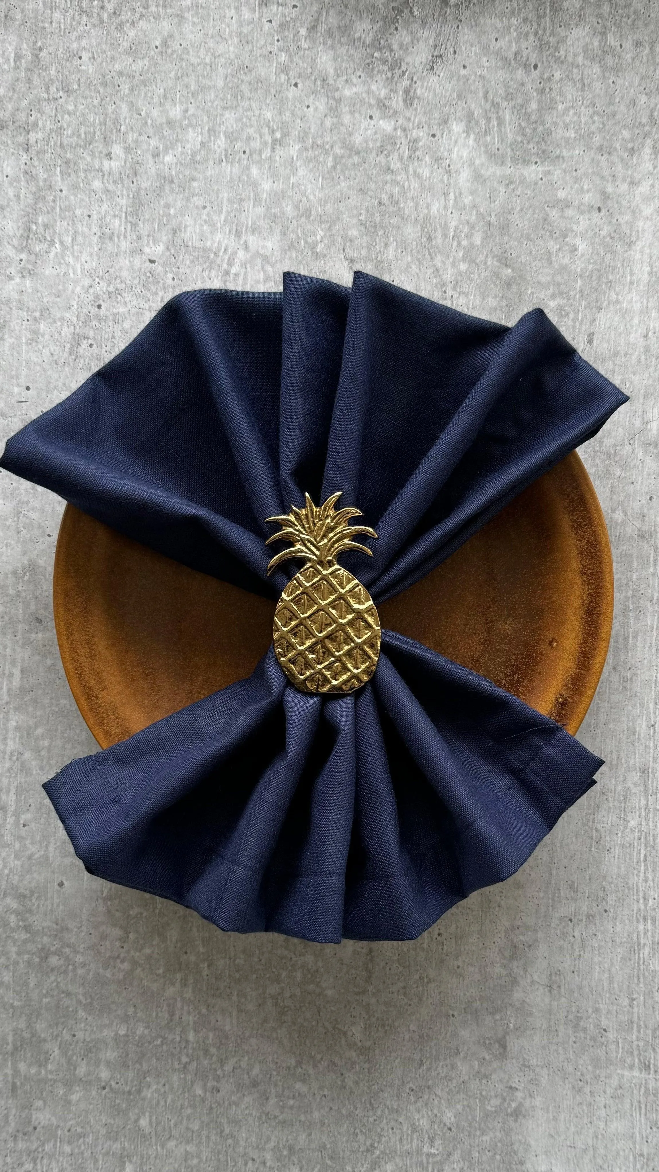 Napkin Ring (Pineapple ) - Set of 4 | Napkin Ring For Dining Table Setting