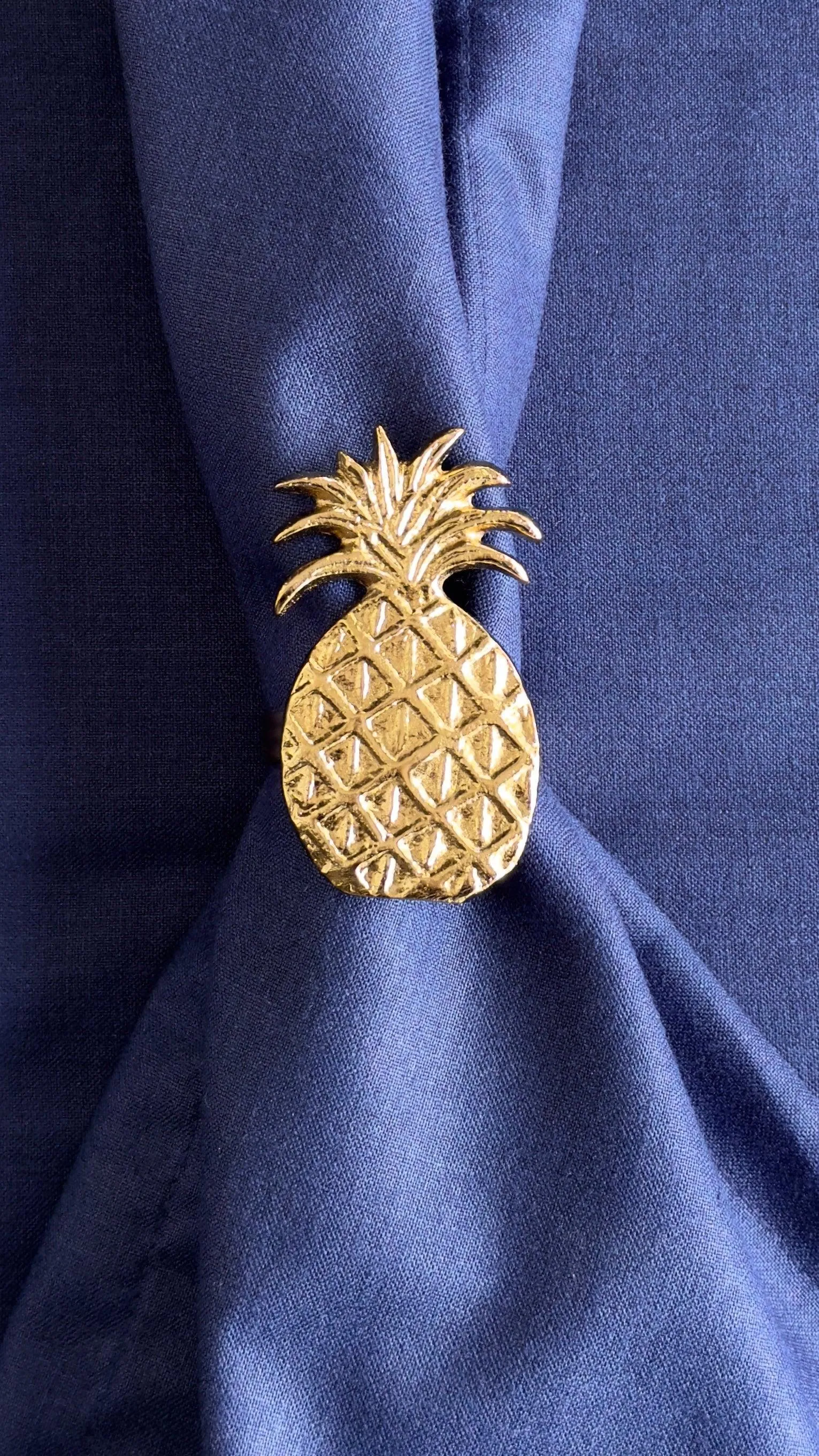 Napkin Ring (Pineapple ) - Set of 4 | Napkin Ring For Dining Table Setting