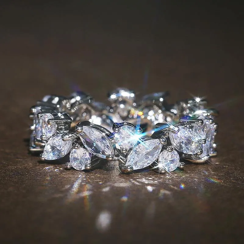New Graceful AAA Cubic Zircon Promise Ring