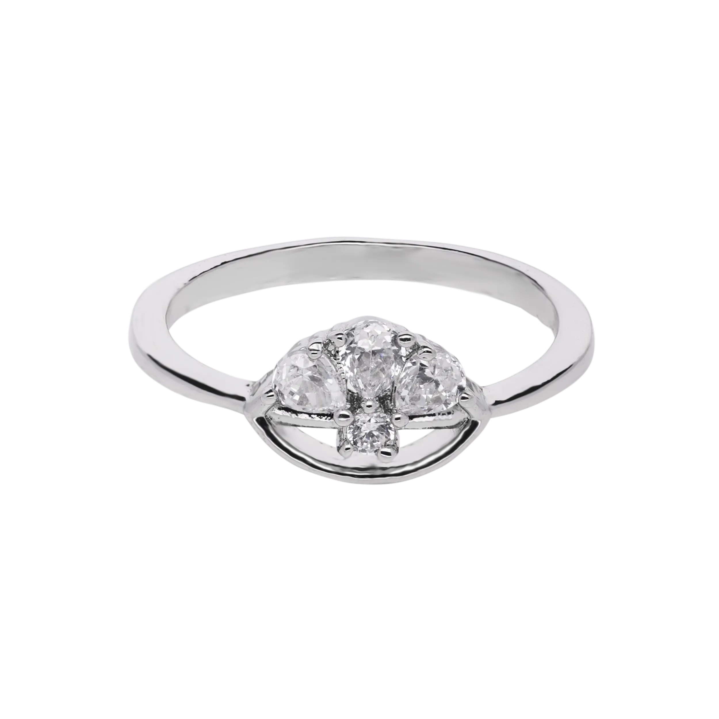 Pear-Shaped Trio Zircon Ring | SKU : 0003448656