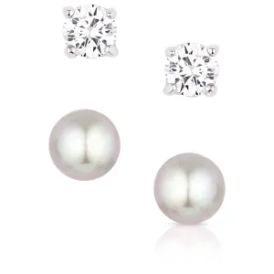 Pearl Harmony Earring Set