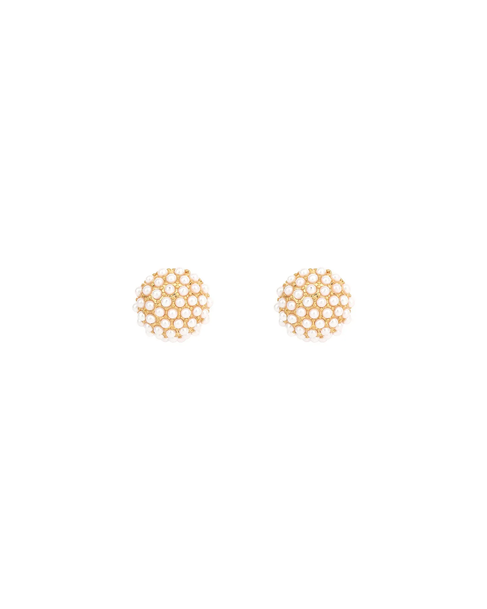 Pearl Pavé Studs
