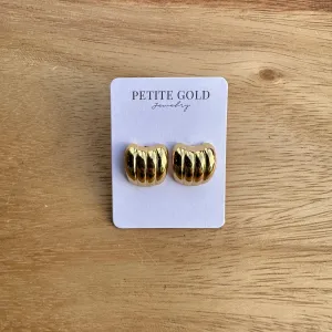 Petite Gold  // Retro Radiance Studs