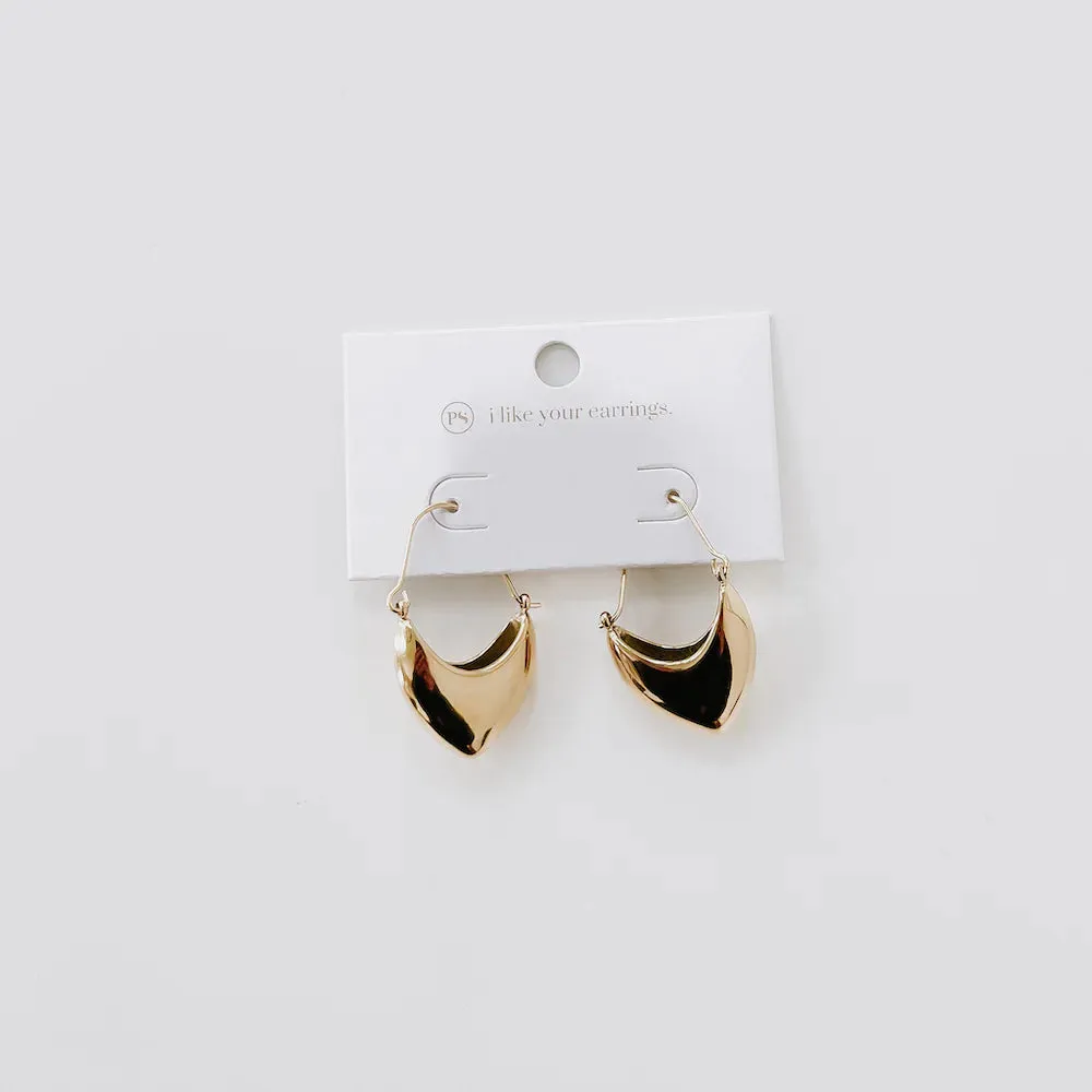 Pretty Simple Waterproof Forever Yours Heart Drop Earrings