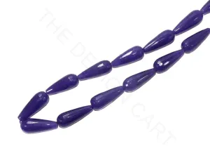Purple Drop Jade Semi Precious Stones